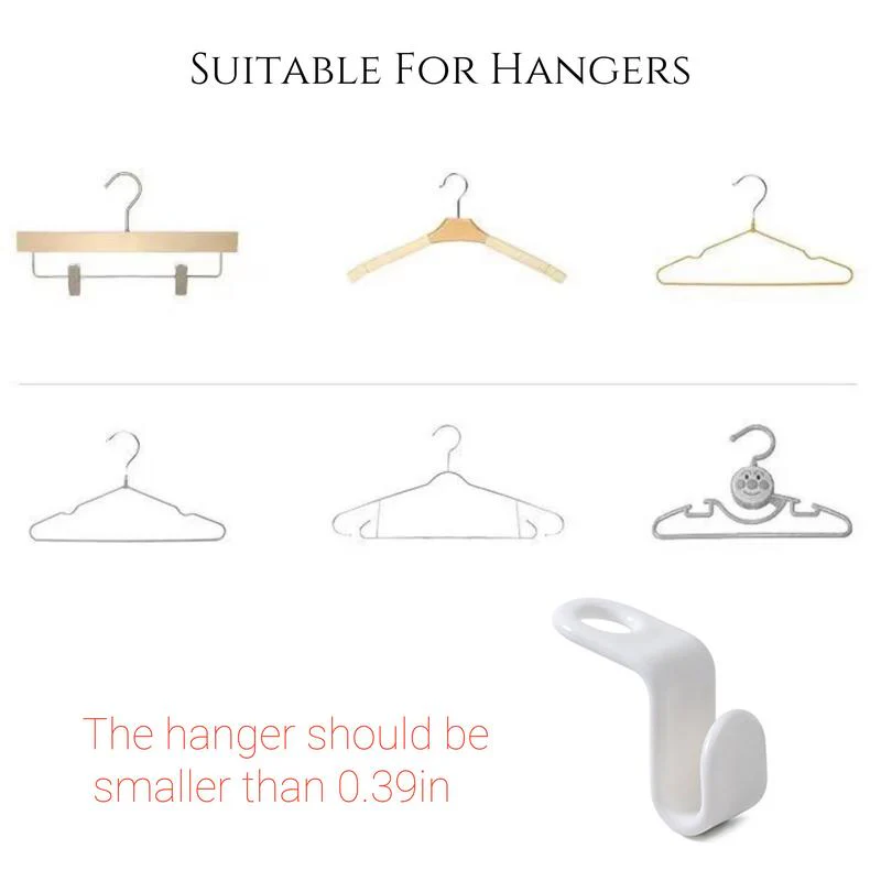Space-Saving Clothes Hanger Connector Hooks 30 Counts - Image 3