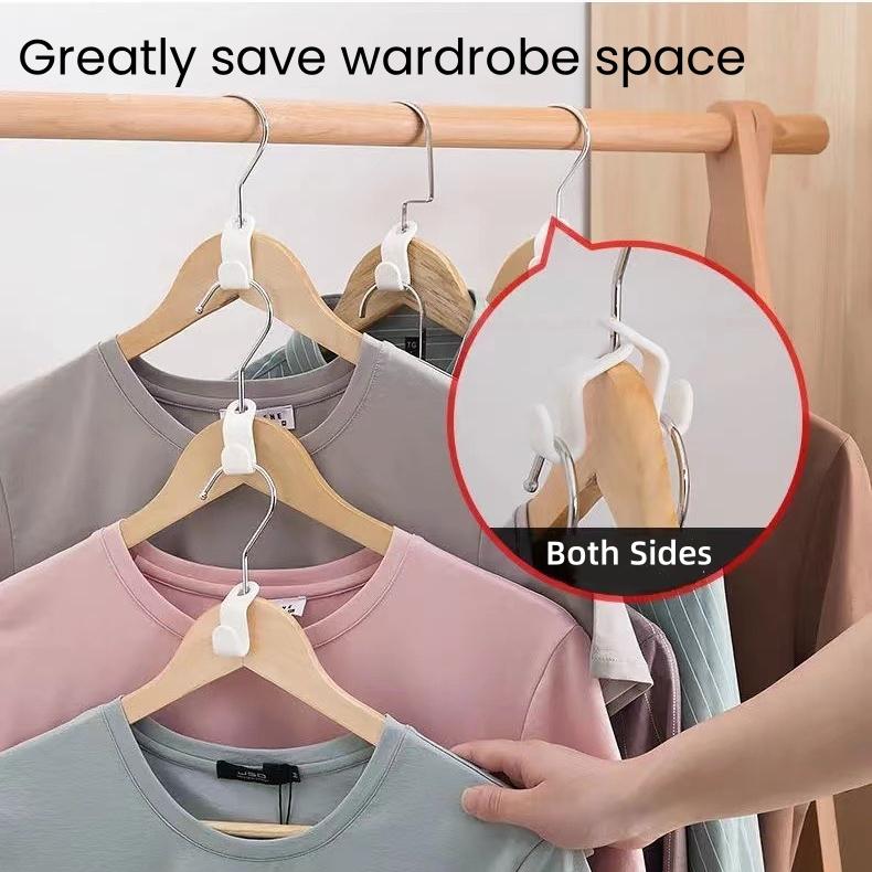 Space-Saving Clothes Hanger Connector Hooks 30 Counts - Image 4
