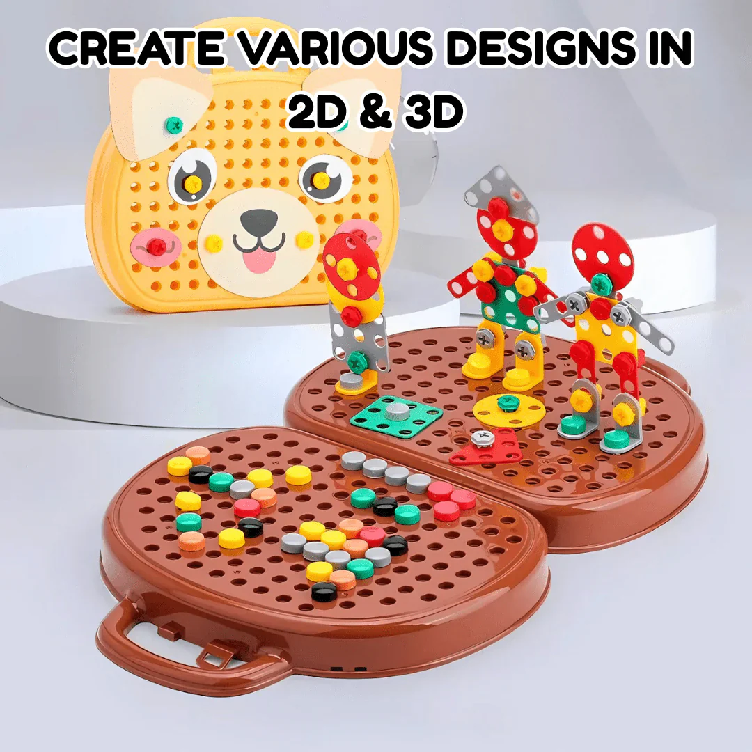 Little Engineer DIY Montessori Tool Box Set (Ages 3+) - Image 16