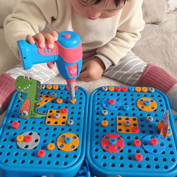 Little Engineer DIY Montessori Tool Box Set (Ages 3+) - Image 3