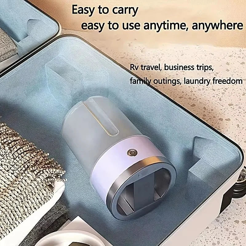 Cordless Portable Mini Washer – Rechargeable Travel Washing Machine for Underwear & Socks - Image 9