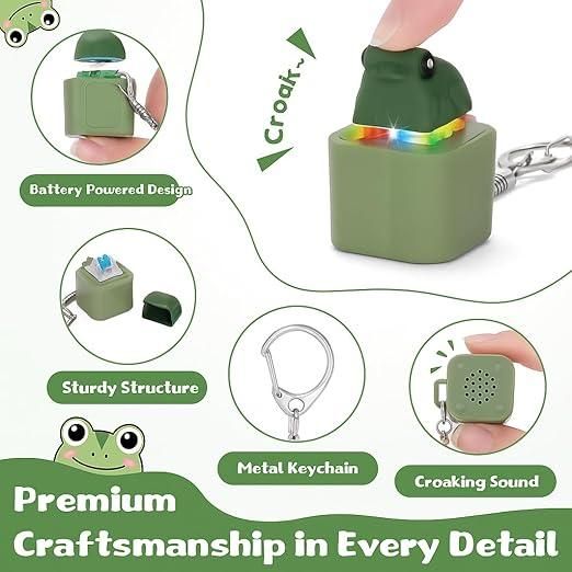 Rechargeable Frog Croaking Keychain - Image 11