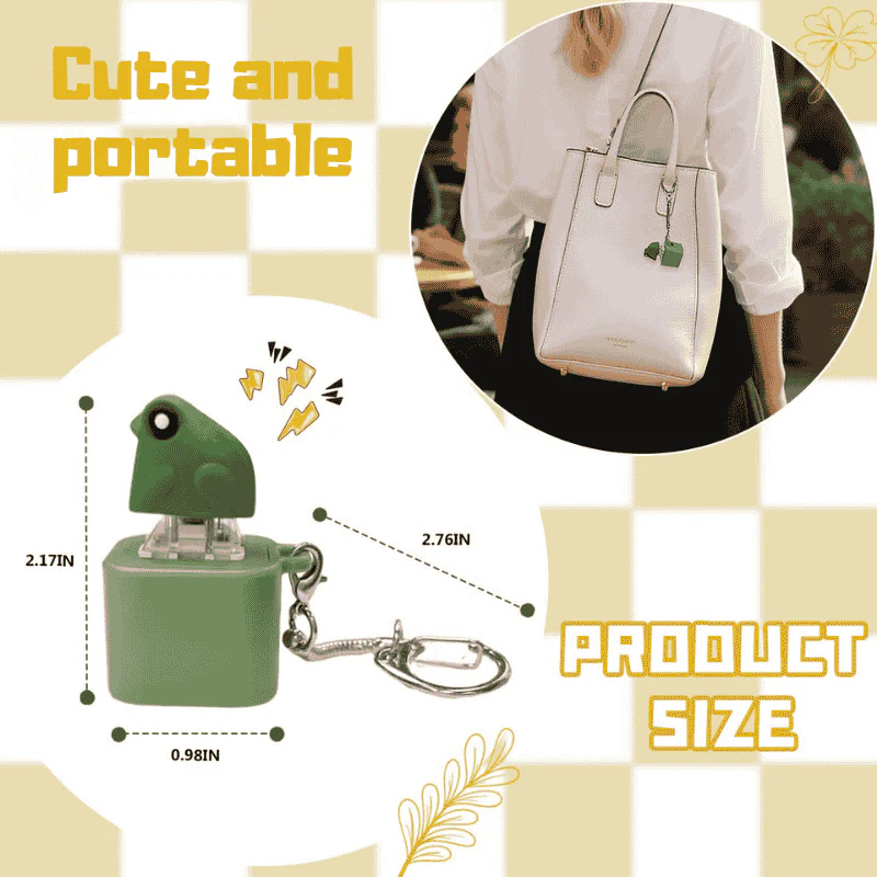Rechargeable Frog Croaking Keychain - Image 3