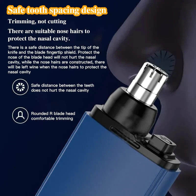 Portable Nose Hair Trimmer (Painless & Precision) - Image 4