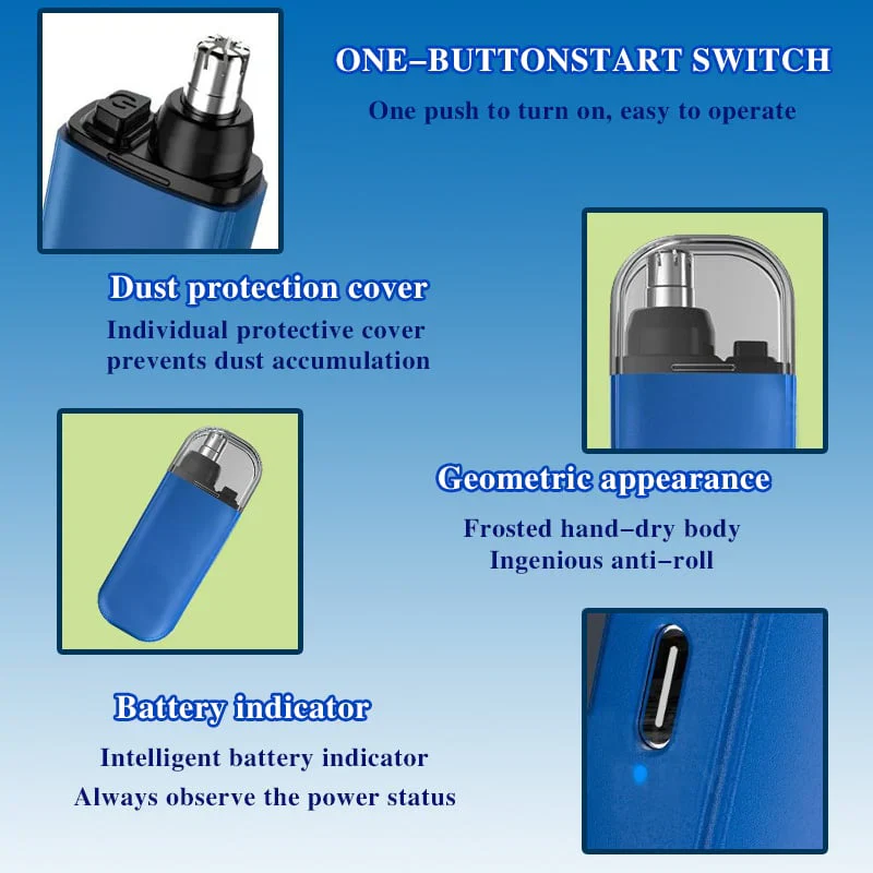 Portable Nose Hair Trimmer (Painless & Precision) - Image 7