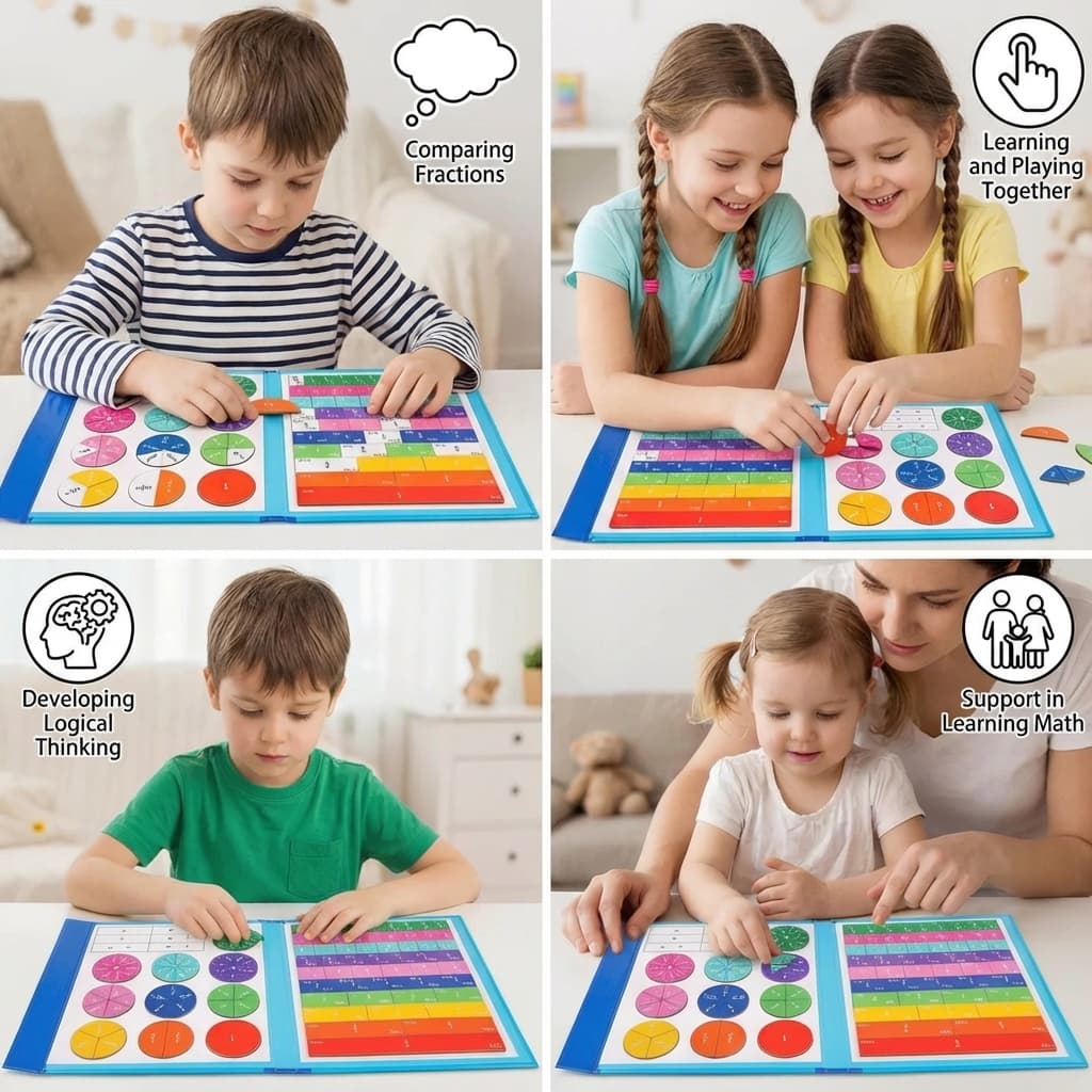 Magnetic Fractions Board for Kids - Image 4