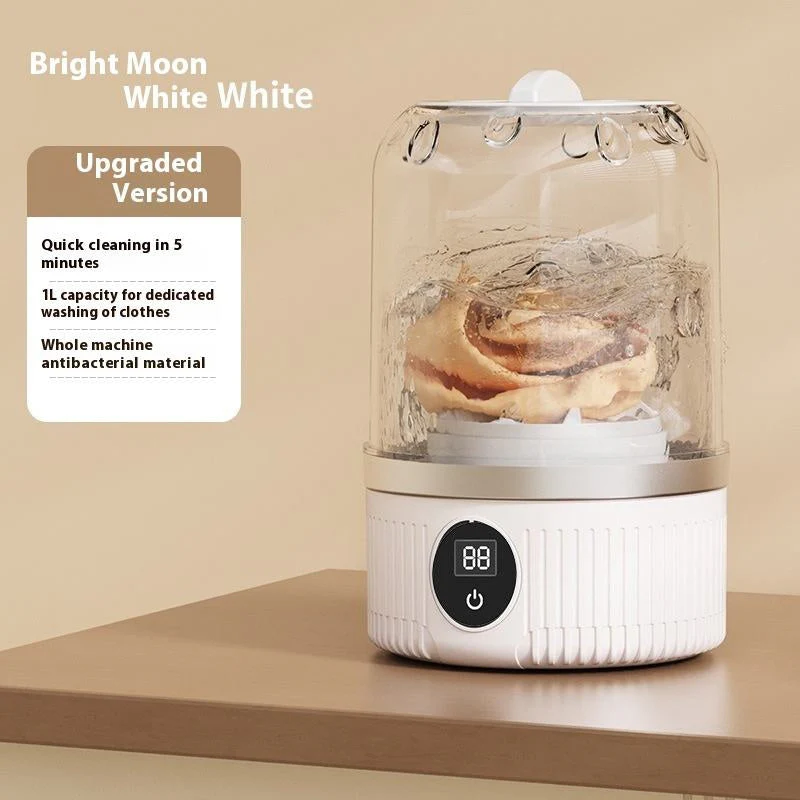 Premium Mini Underwear Washing Machine – Rechargeable Cordless Laundry Cup for Bras, Underwear & Socks - Image 6