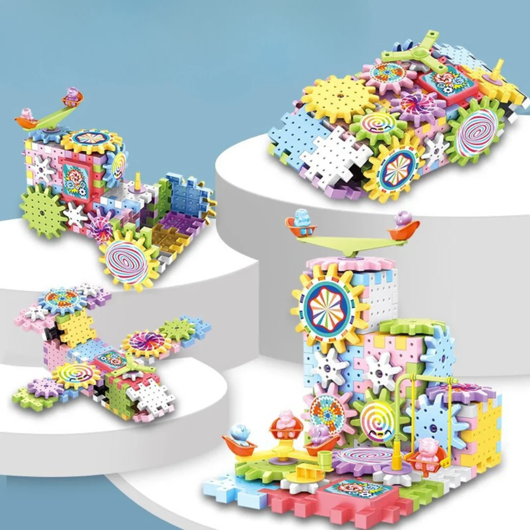 SpinGears™ - Rotating Montessori Gear Building Toy - Image 3