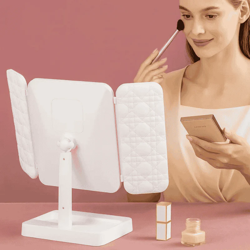 TriGlow™ Illuminated Trifold Vanity Mirror - Image 12