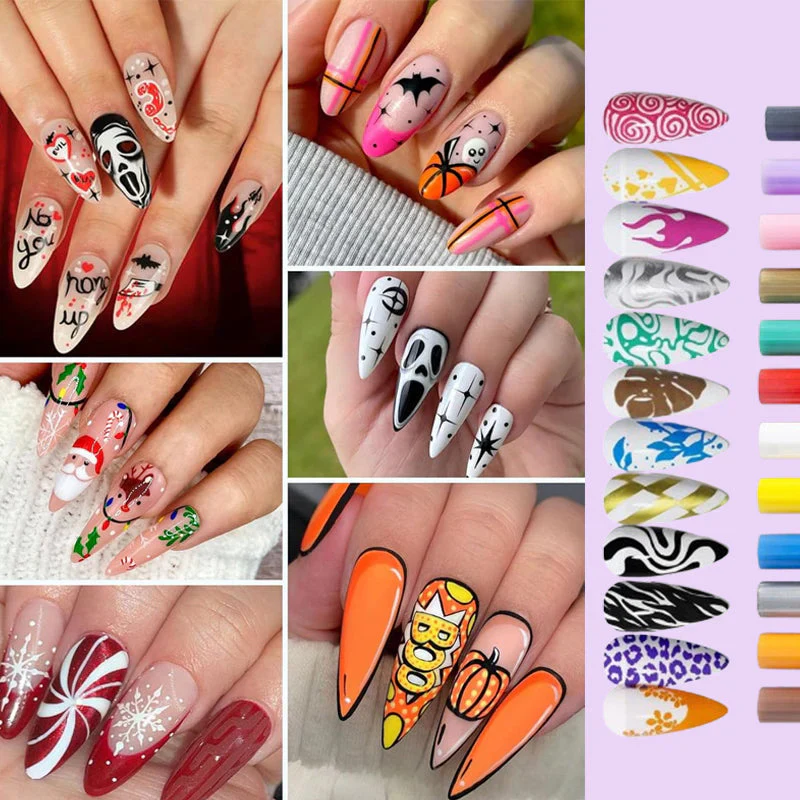 MagicMani™ - 12 Colors Nail Art Pen Marker Set for Creative Designs 💅🎨 - Image 3
