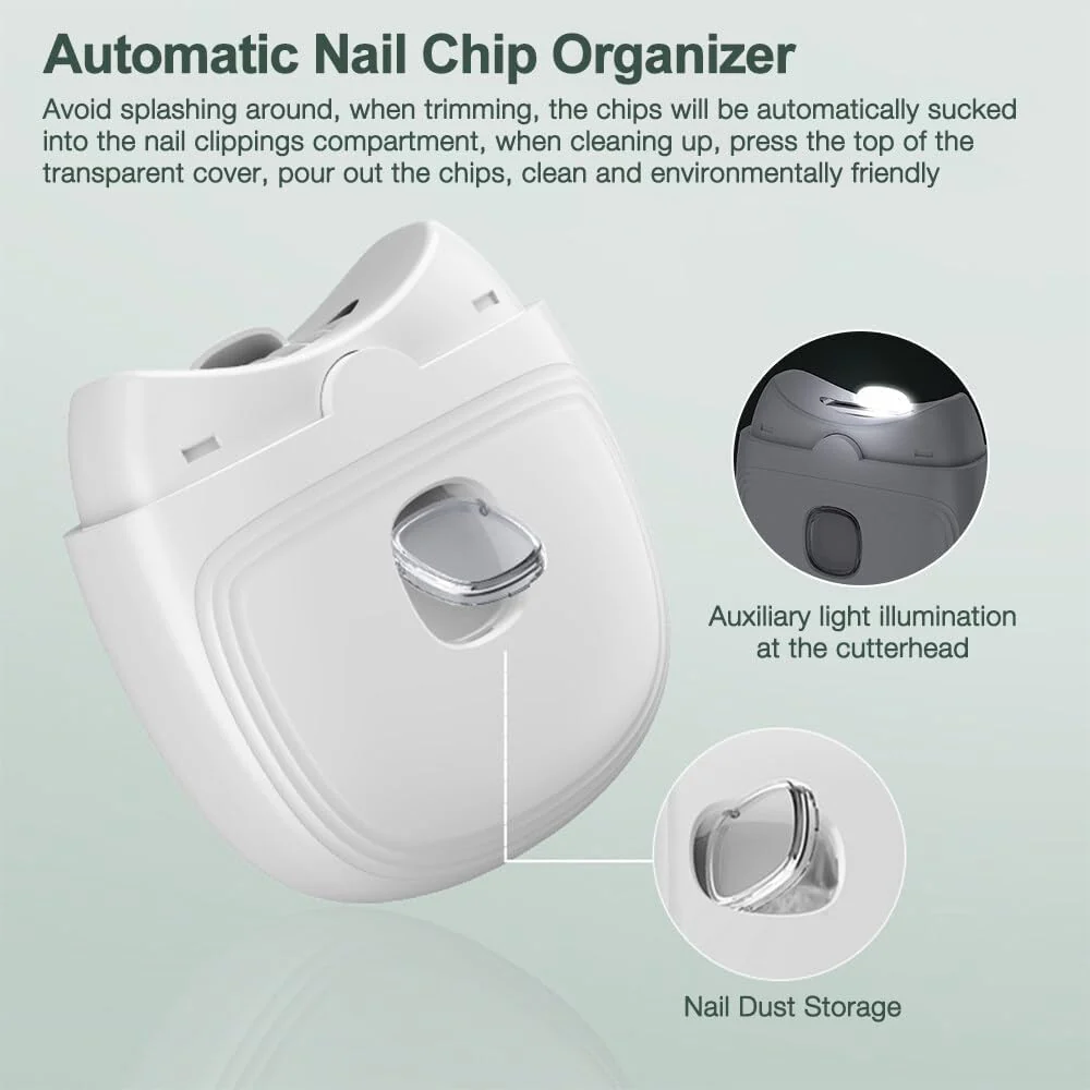 Electric Nail Trimmer – Safe, Painless Nail Grooming | Rechargeable & Quiet - Image 3
