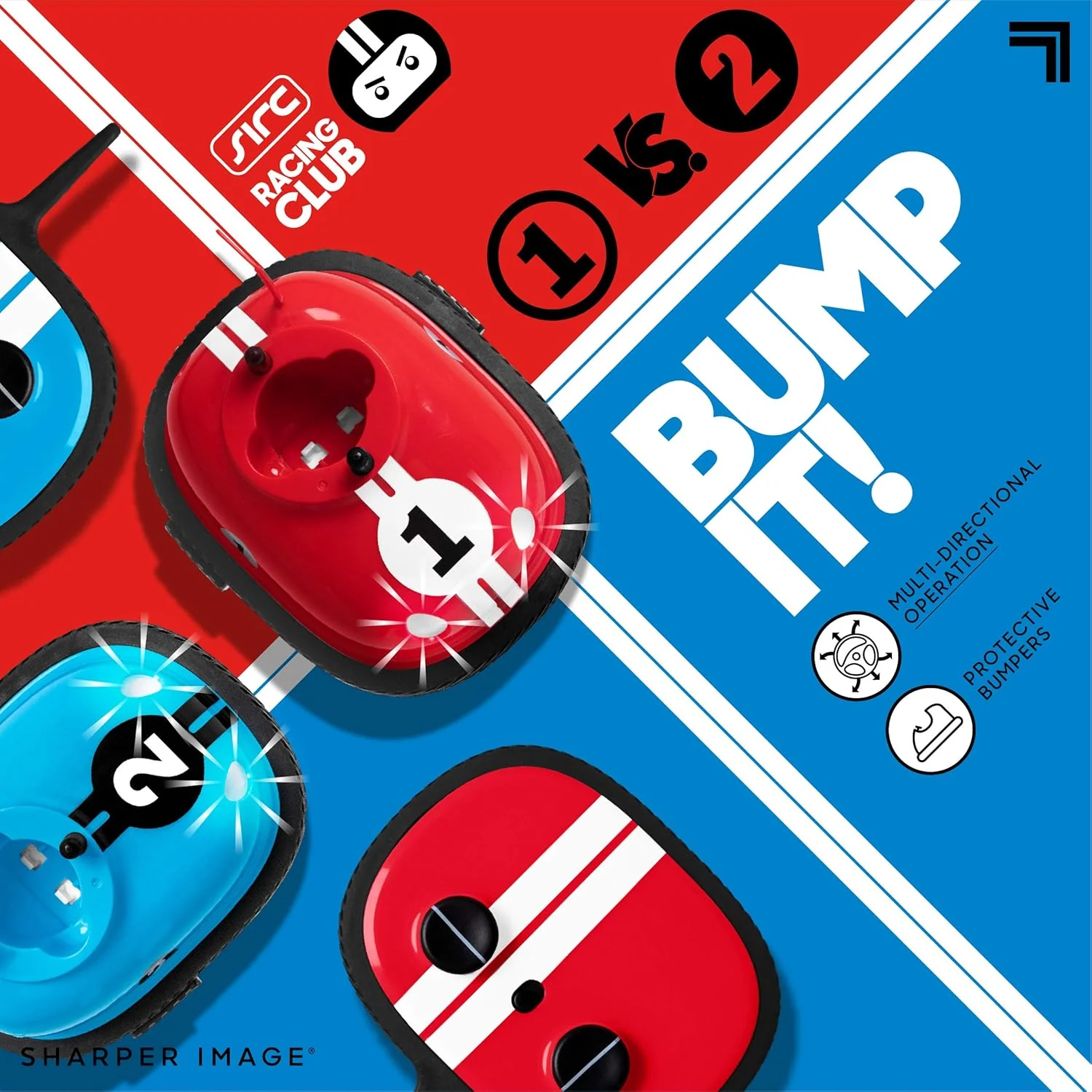 Road Rage RC Bumper Cars (2-Player Battle Set) – Ejecting Drivers, Lights & Sounds - Image 3