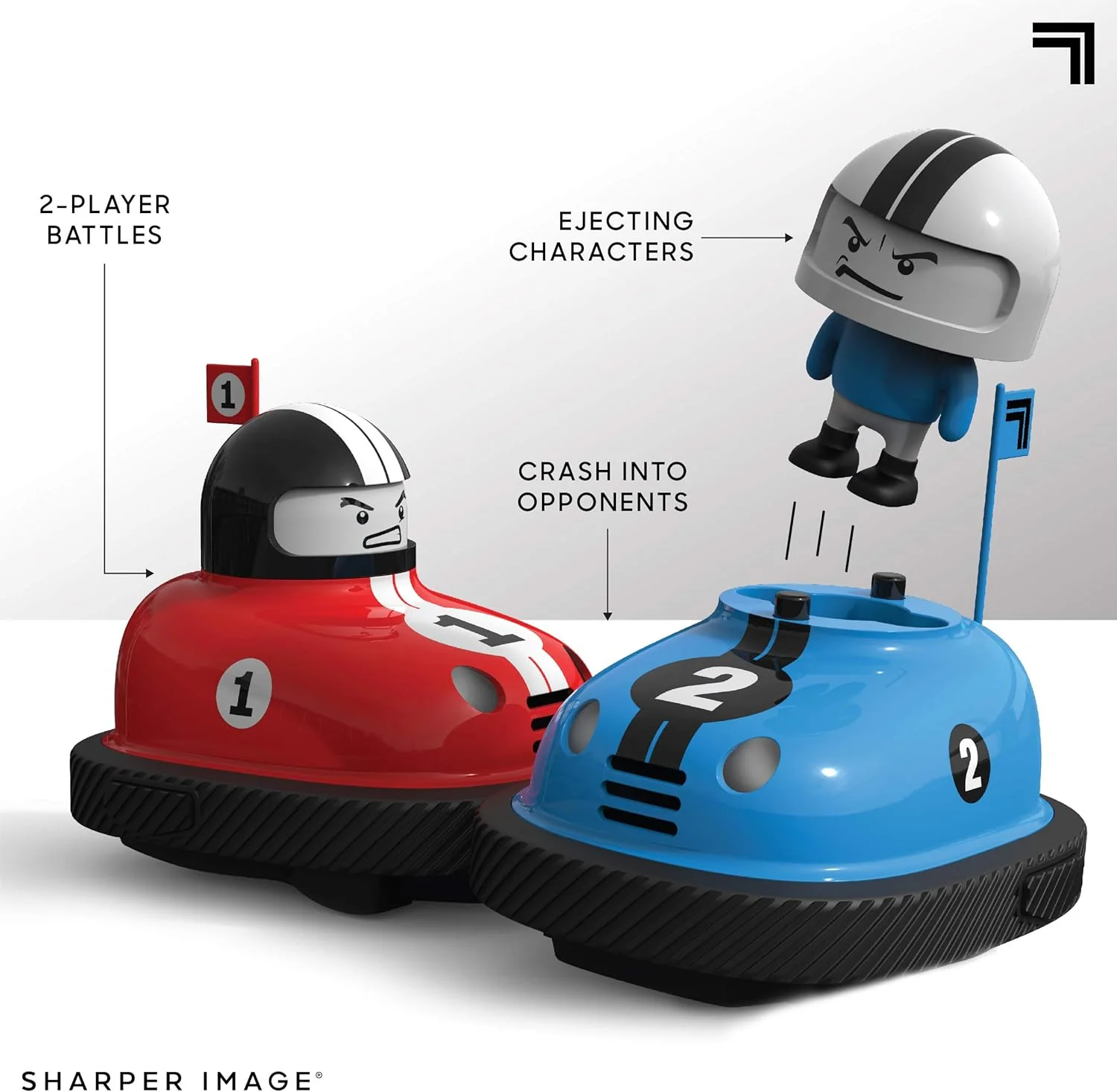 Road Rage RC Bumper Cars (2-Player Battle Set) – Ejecting Drivers, Lights & Sounds - Image 7