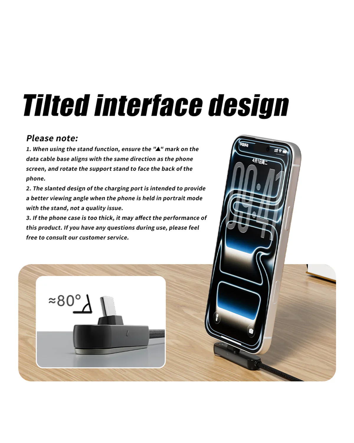KickCable | 2-in-1 Stand Charging Cable (Type C) - Image 9