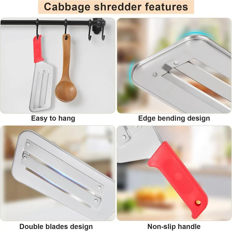 Stainless Steel Cabbage Shredder - Image 3