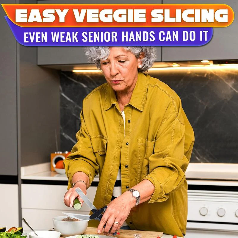 2-in-1 Smart Knife + Cutting Board Kitchen Cutter - Image 7