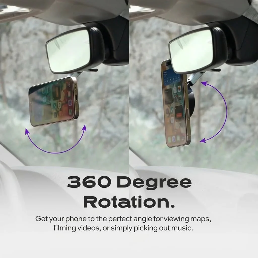 MagGrip Vacuum Mount (All iPhones, Android and Cases Compatible) - Image 3