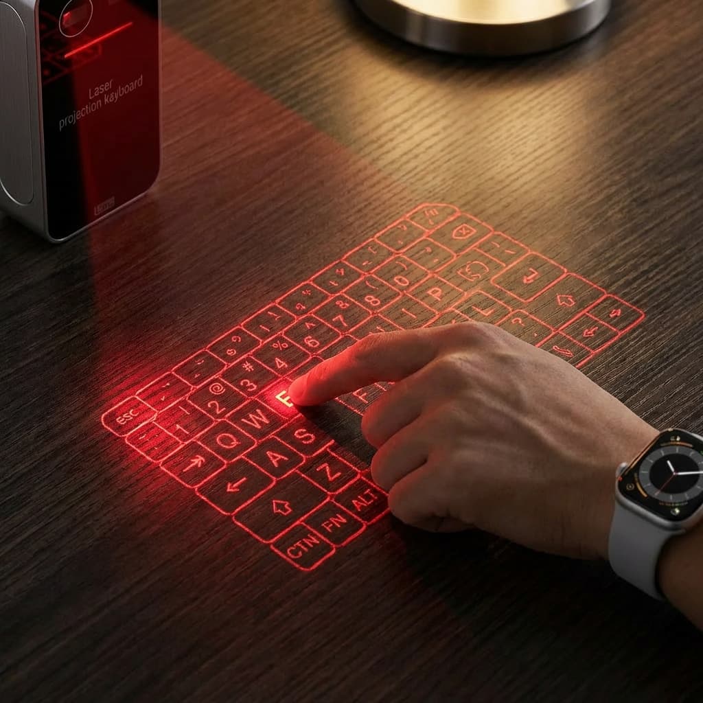 PocketOffice Pro™ Laser Projection Keyboard with Mouse Controls - Image 11